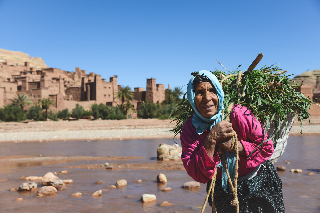 Bäuerin Marokko