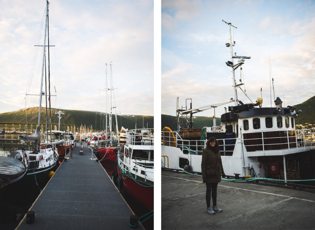 Tromso Hafen Fischerboot