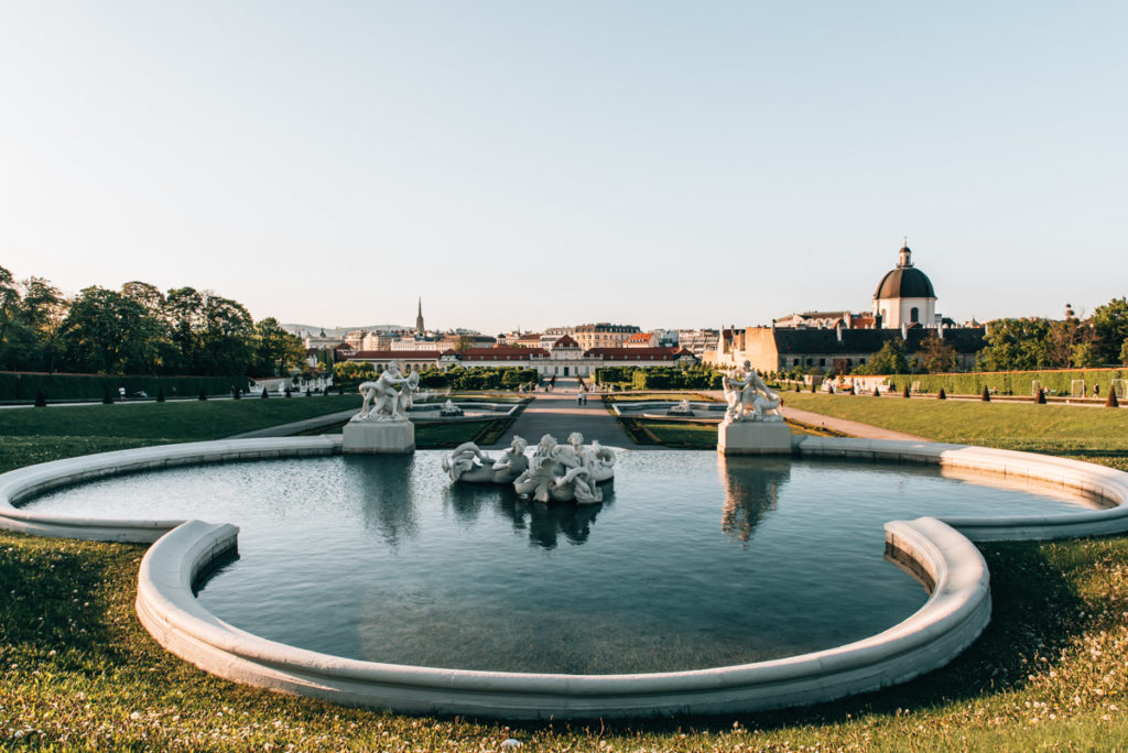 Belvedere Wien Ausblick