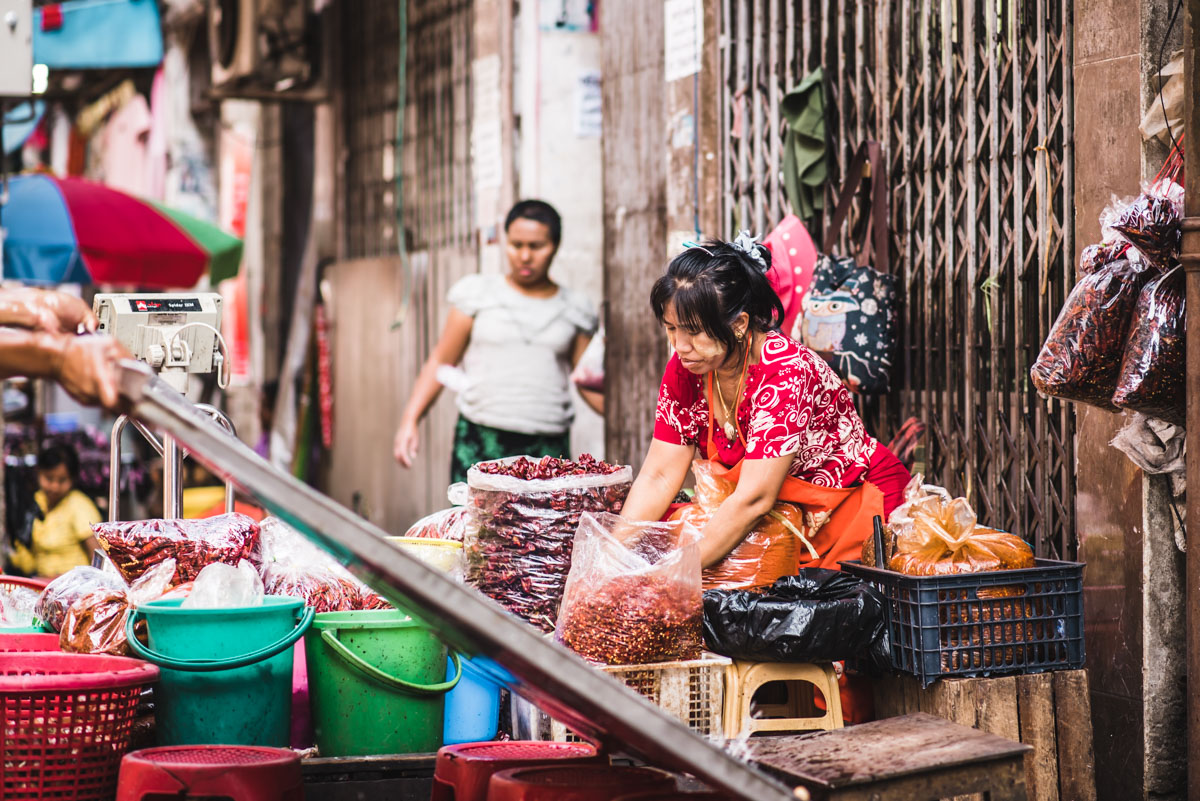Markt Yangon Tipps