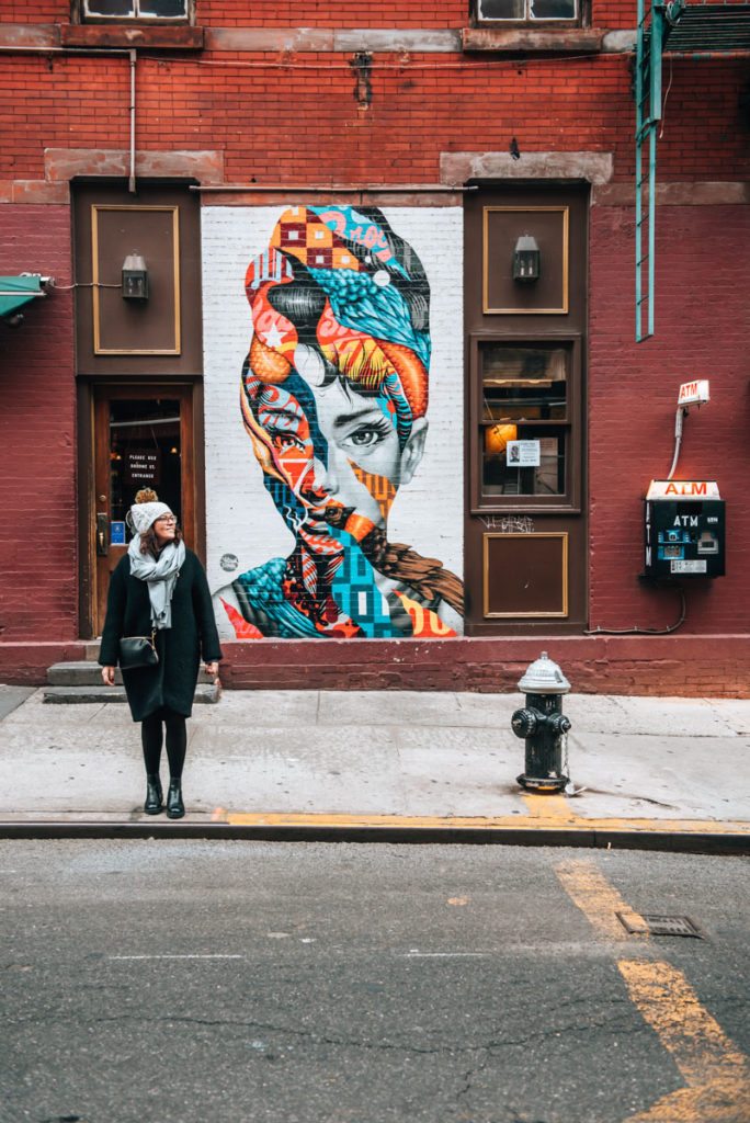 New-York Audrey Hepburn Mural