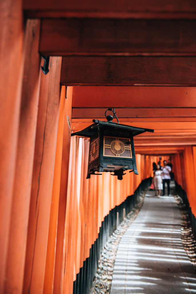 Fushimi Inari Taisha ohne Touristen