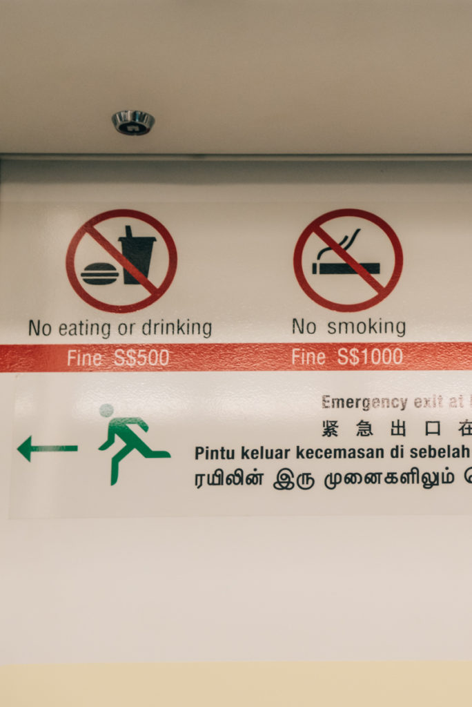 Singapur Verbote