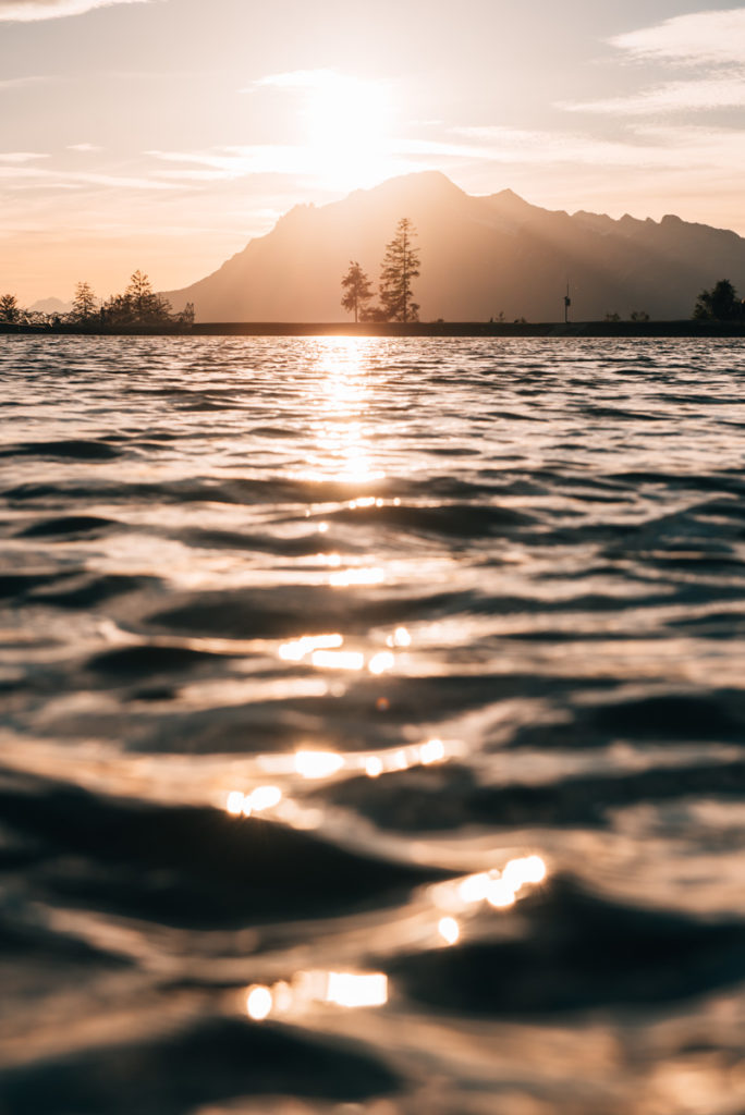 Prinzensee Sonnenuntergang