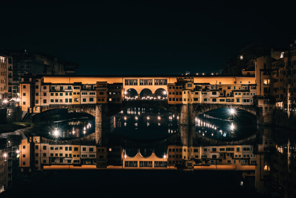 Florenz Ponte Vecchio Nacht