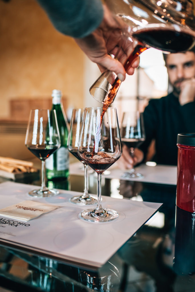 Weinverkostung Montalcino