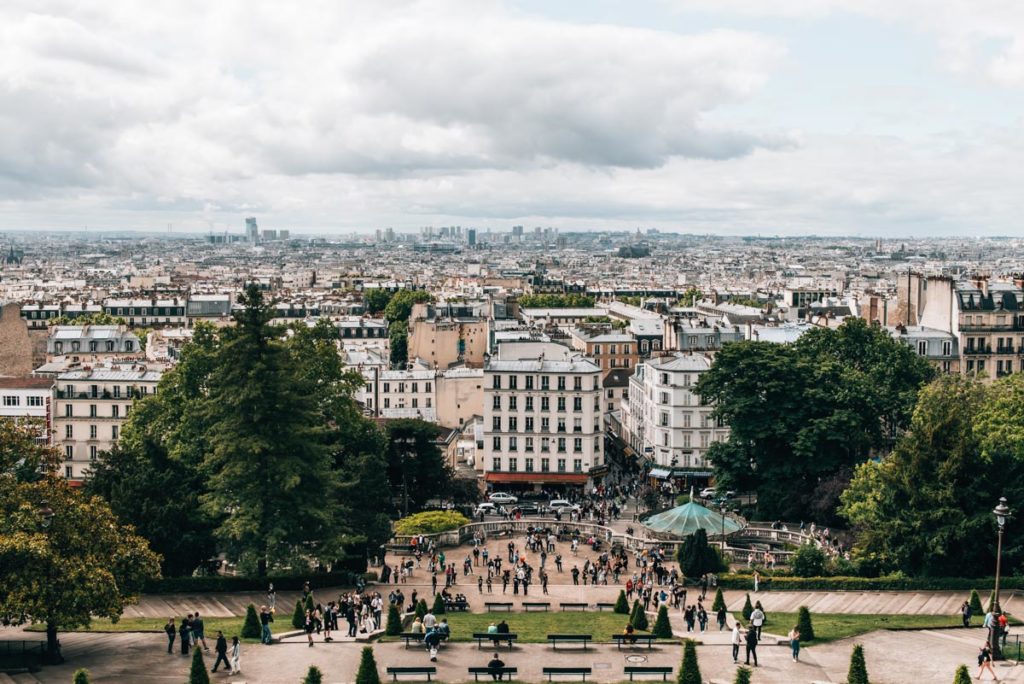 Paris Sacre Coeur Ausblick