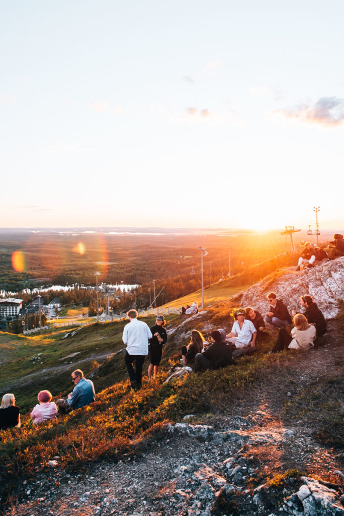 Mitternachtssonne Finnland schlafen