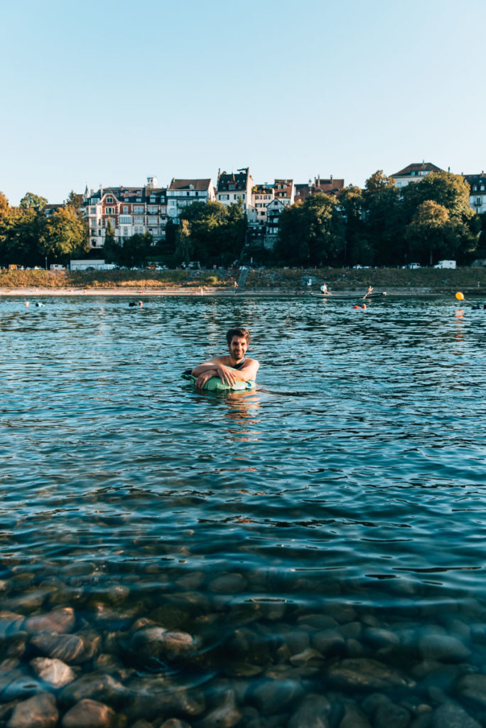 Basel Rheinschwimmen