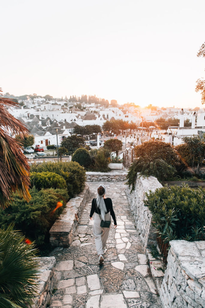 Alberobello Sonnenuntergang