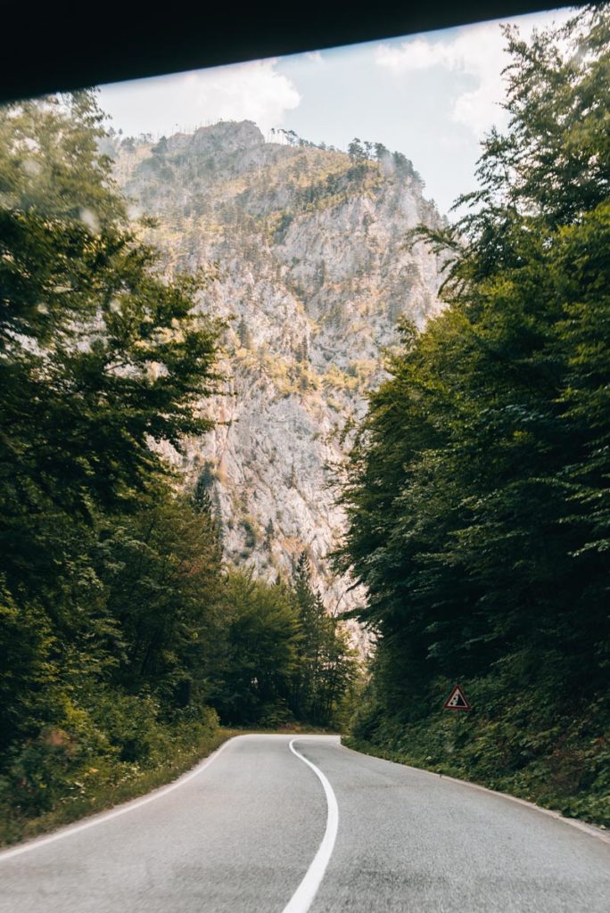 Durmitor Nationalparkt Straßen