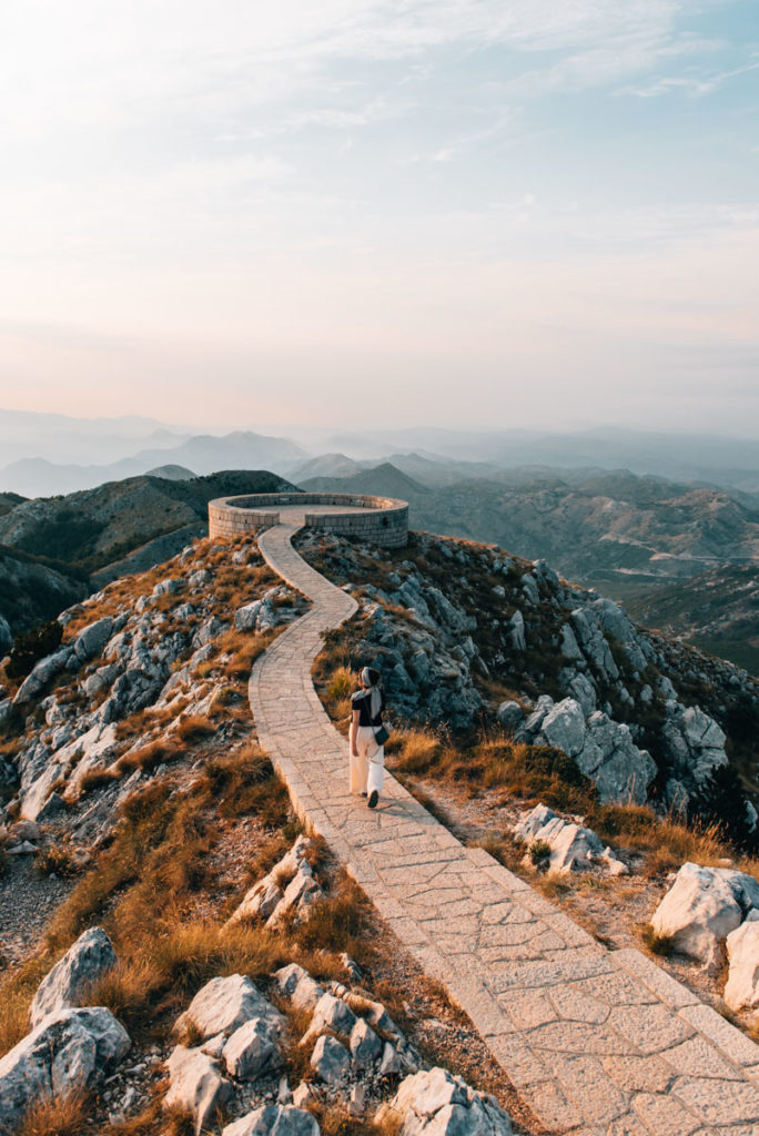 Lovcen Nationalpark Sonnenuntergang