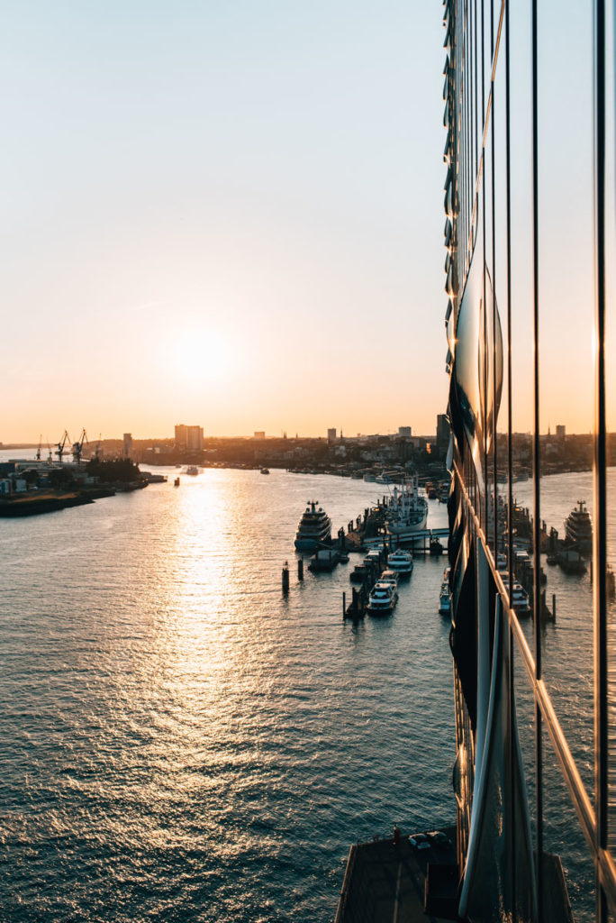 Hamburg Sonnenuntergang